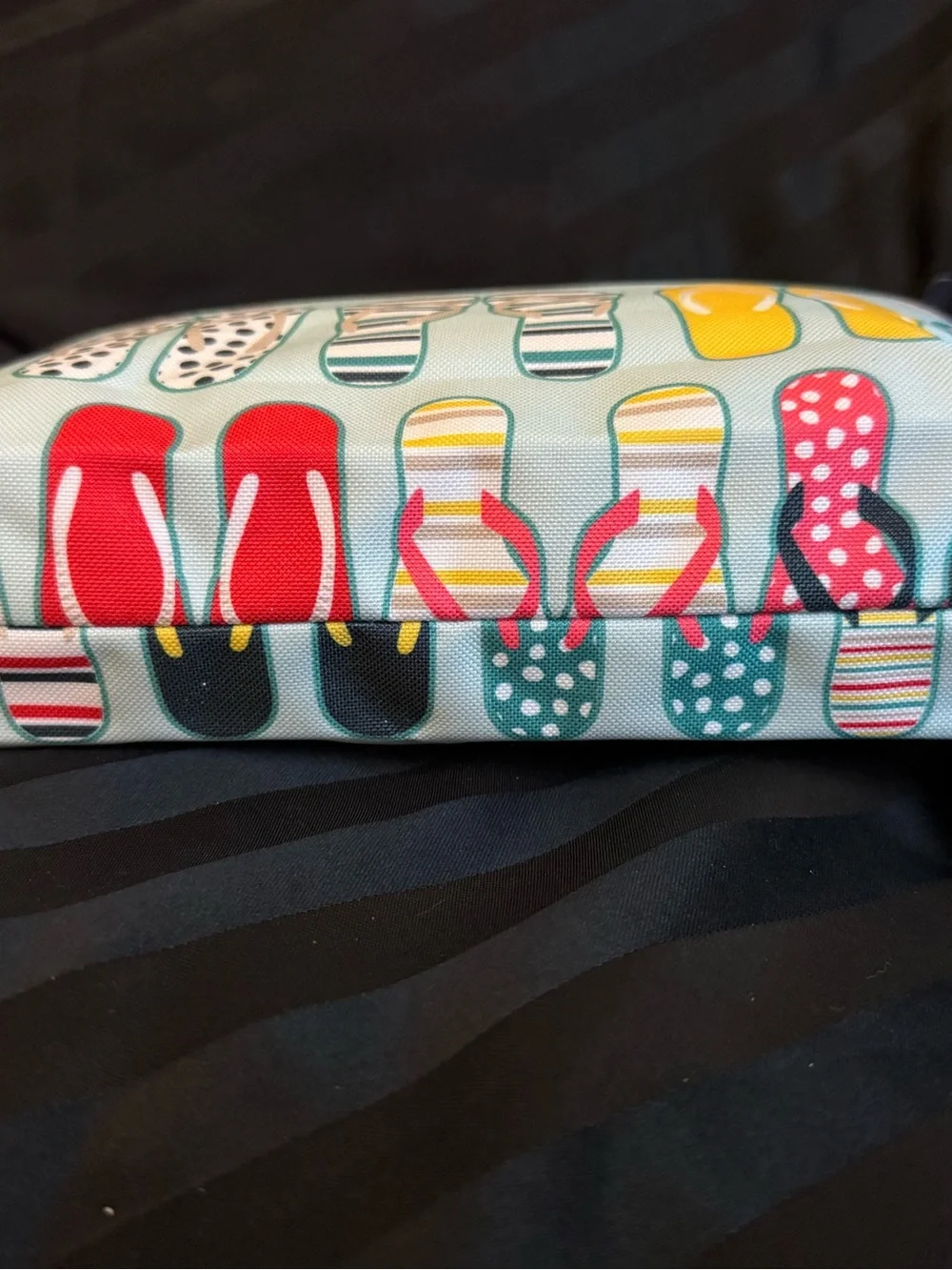 Original 31 Large Zipper Pouch Flip Flops Print BRAND NEW
